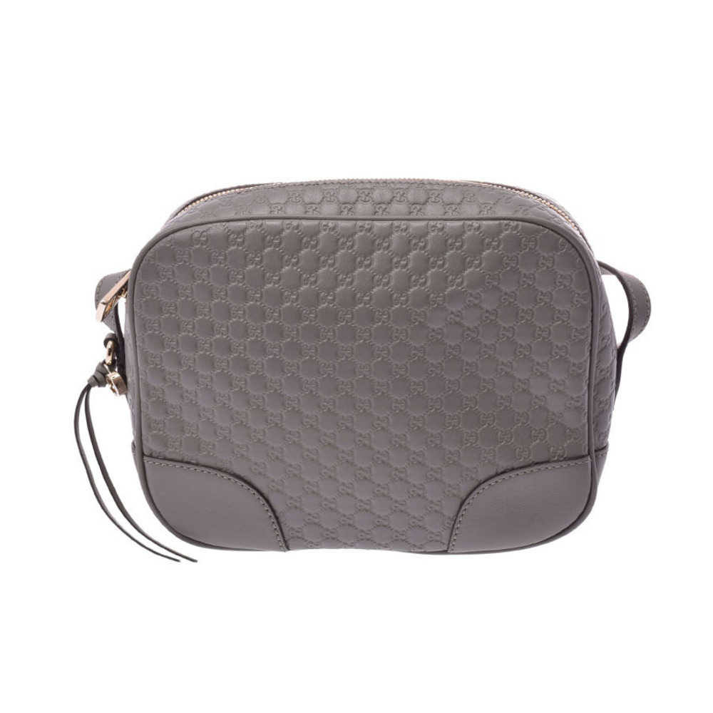 Gucci Bag Shoulder Leather GG ssima Gray - Picture 2 of 11